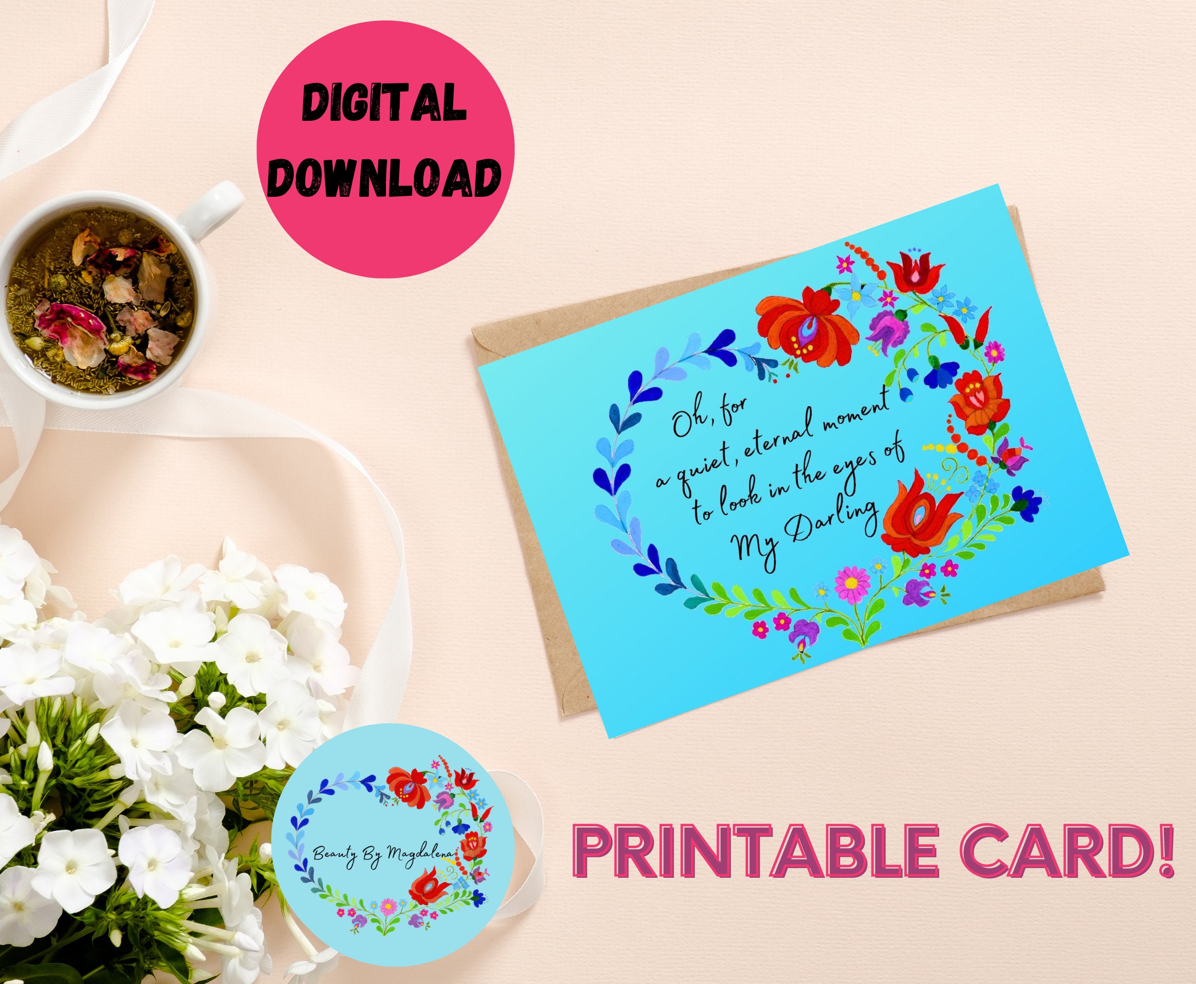 Printable Romantic Greeting Card Instant Download Heart Etsy printable-romantic-greeting-card-instant-download-heart-etsy