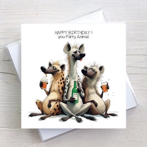 Carte d'anniversaire pour lui - fêtard - carte de voeux humour adulte - BW0042
