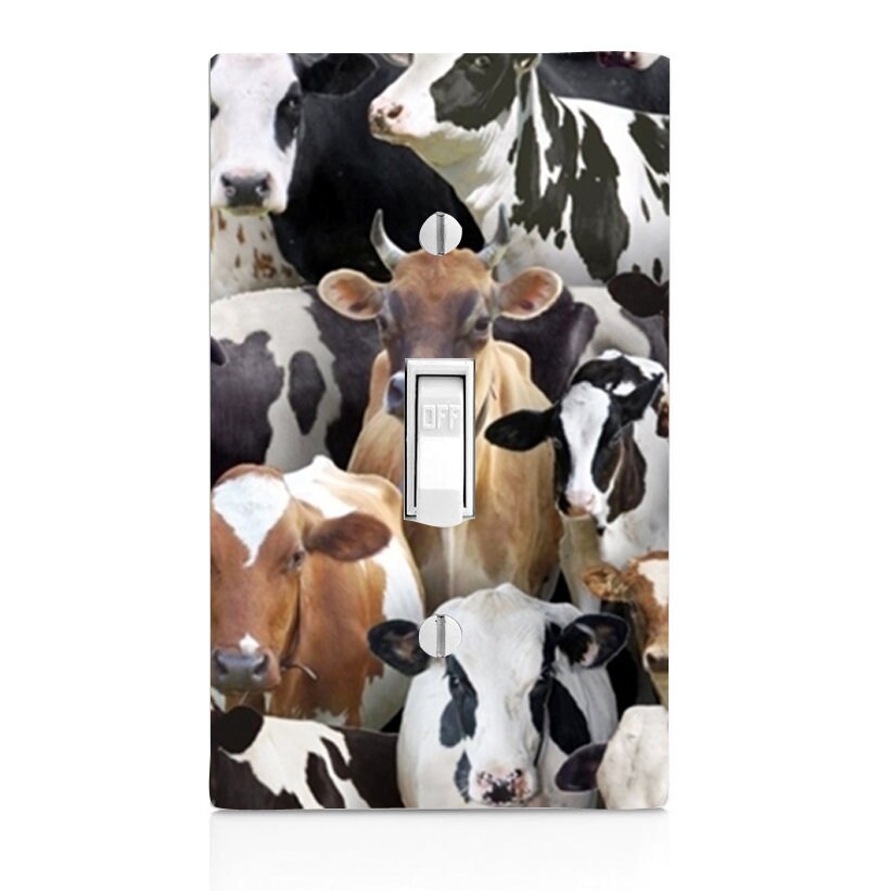 Cow Bronze Light Switch