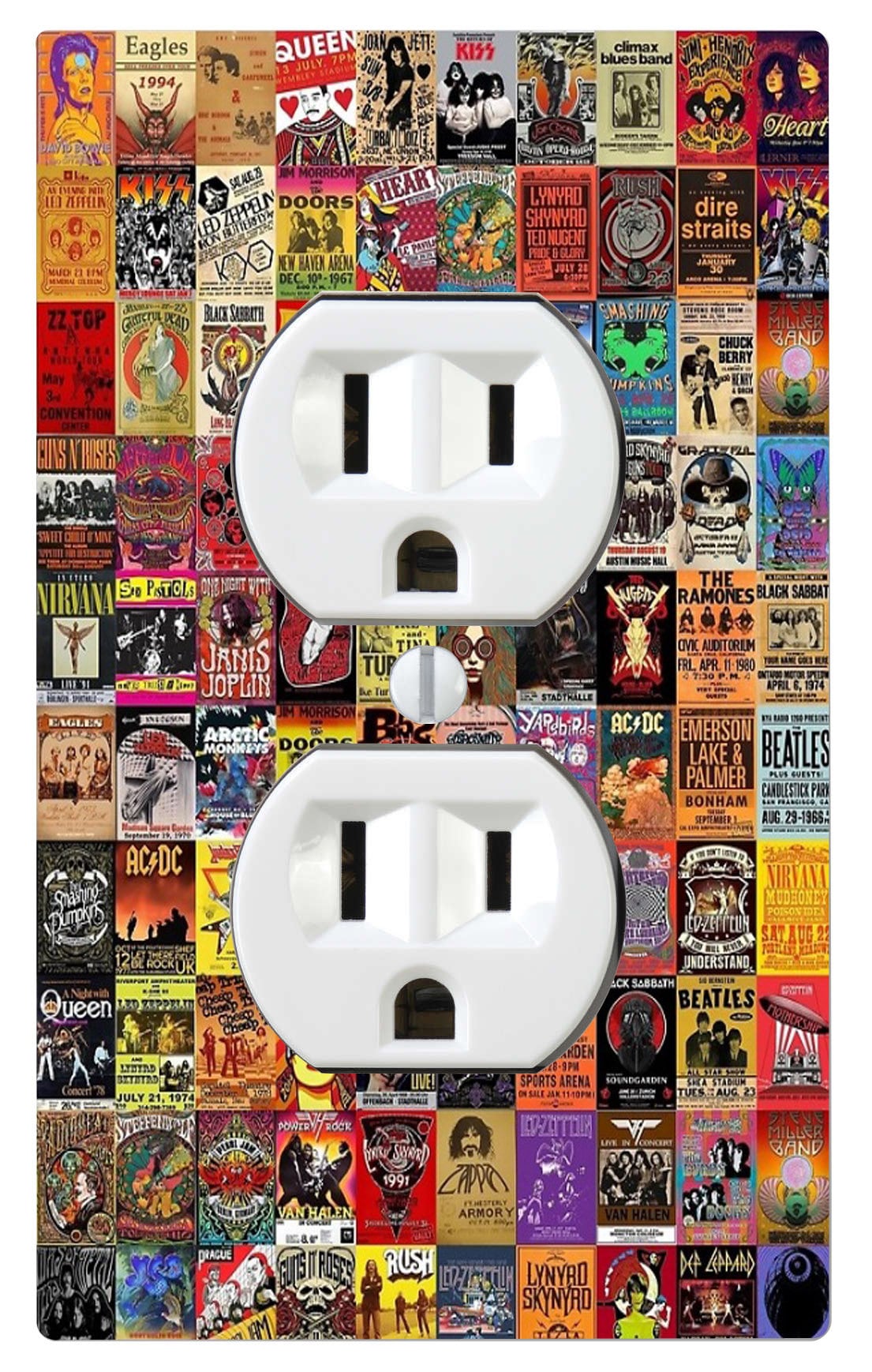 Rock Band Poster Image Light Switch Cover Night Light Etsy