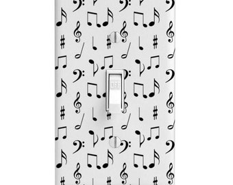 Music Notes, Musical Light Switch Cover, Night Light, Cabinet Knob