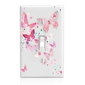 Spiral Butterfly, Butterflies Light Switch Cover, Night Light, Cabinet Knob