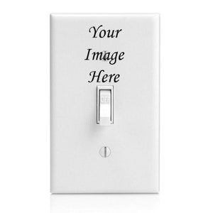 Custom, Your Picture Light Switch Cover, Night Light, Cabinet Knob