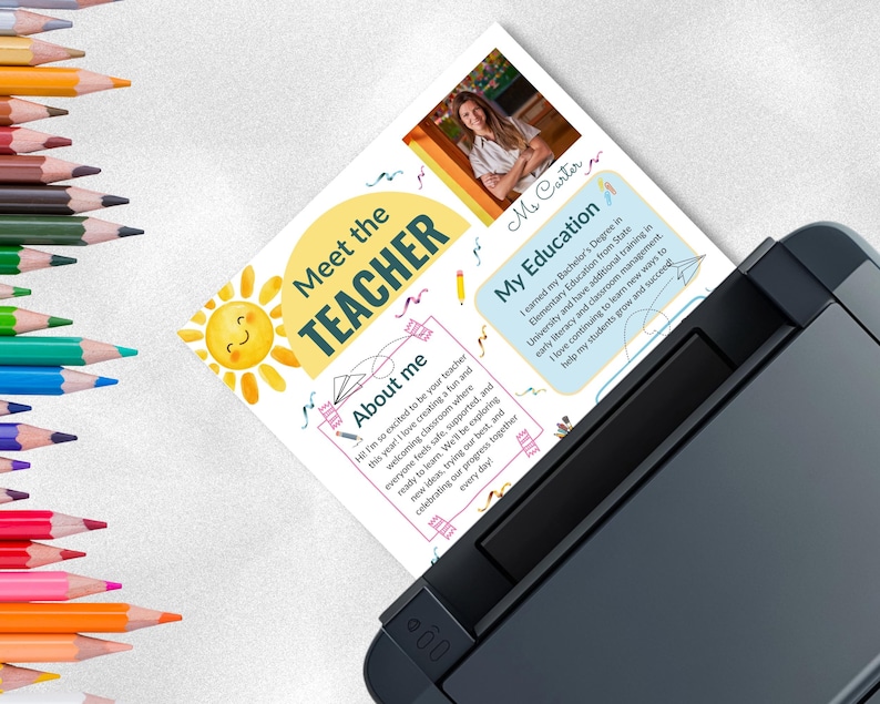 Meet the Teacher Template, Editable Meet the Teacher Letter, All About ...
