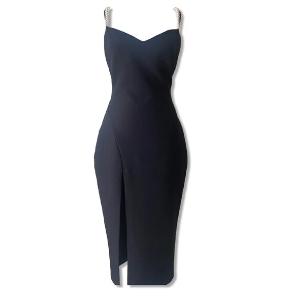 black maxi prom dress Satin Sheath Spaghetti Straps Dresses, PL585 Fit:Traditional Spaghetti Straps Neckline Sleeves bustier dress Nice Dress - Black