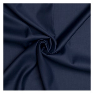 New Premium Luxury Quality Classic Blue Suiting Material.