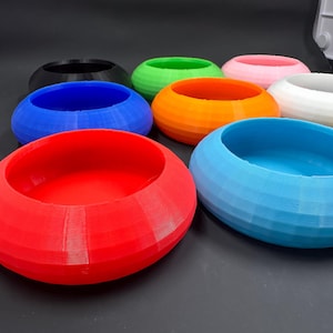 3D Printed Reptile Worm Bowl, Escape Proof Feeder