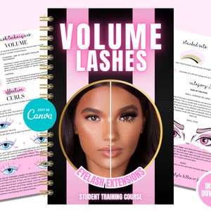 Volume Lashes Manual, Lash Manual, Eyelash Extensions, Russian Lashes, Hand Fan Lashes, 6D Volume, Mega Volume, Edit in Canva