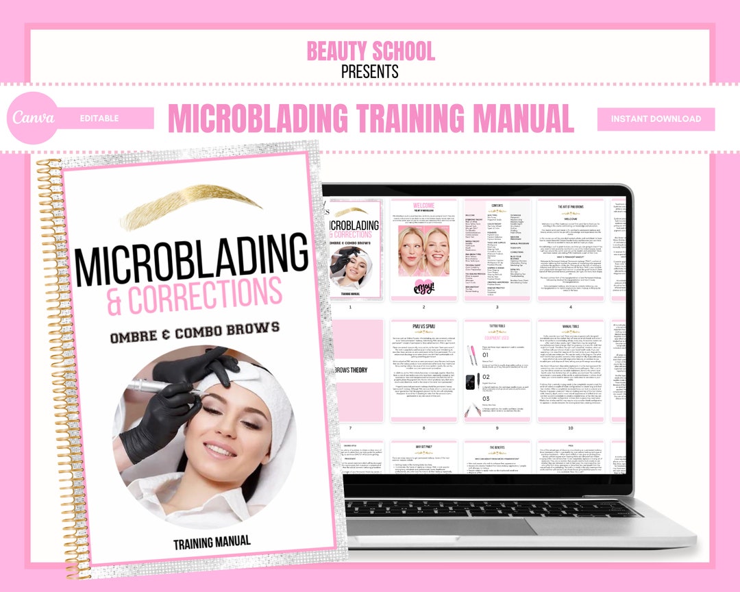 Microblading Training Manual, Eyebrow Tattoo,training Manual ...