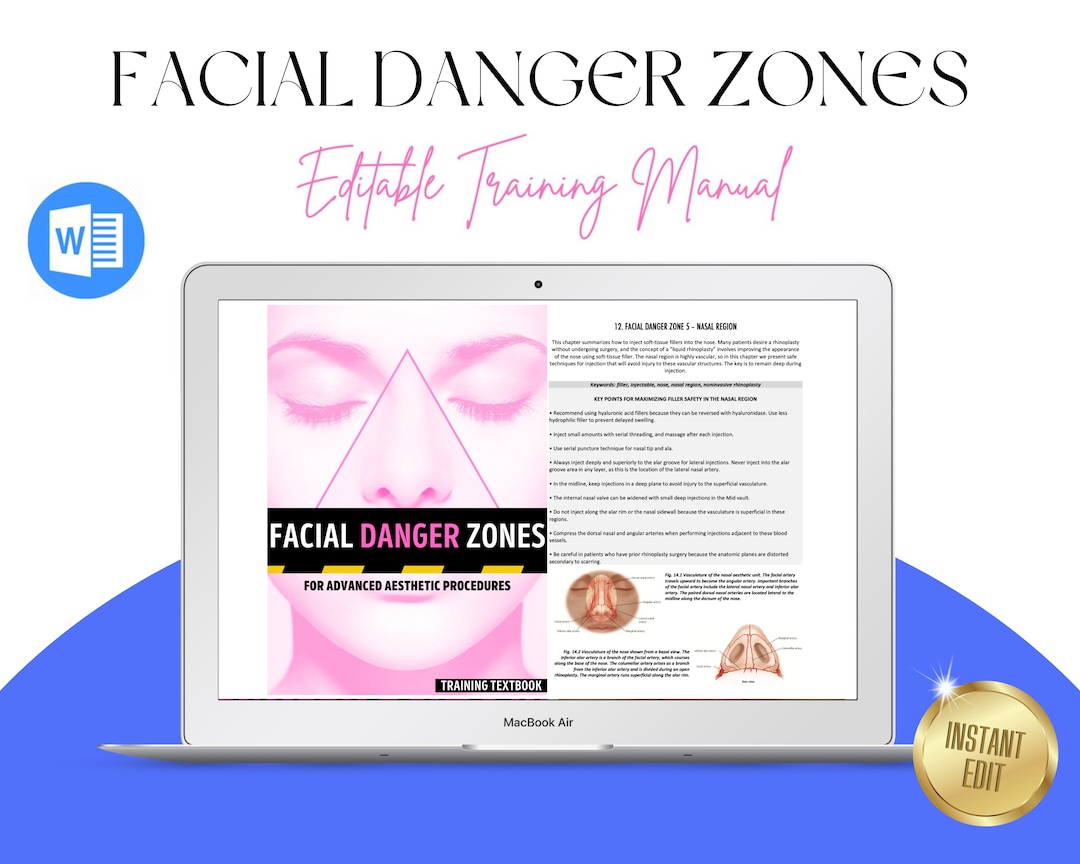 Facial Danger Zones Training Manual, Aesthetics, Student Guide