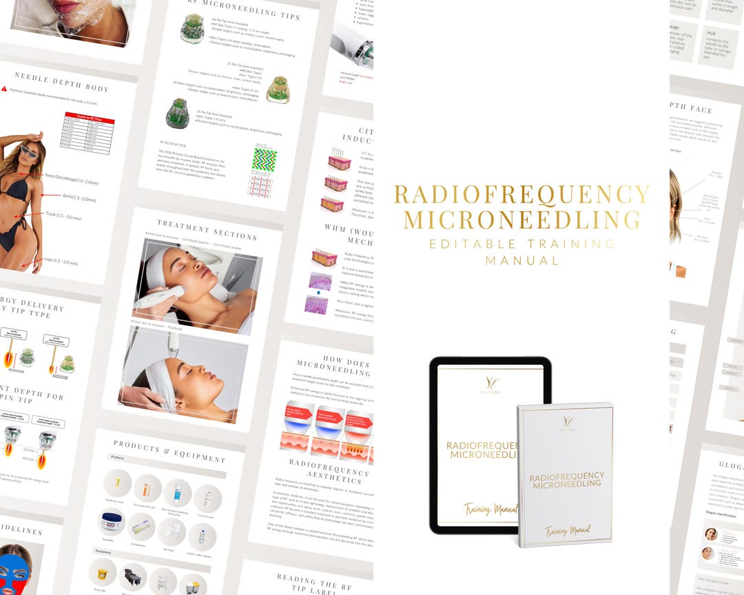 Radiofrequency RF Microneedling Training Manual – RFMN Editable Beauty ...