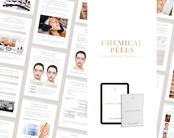 Chemical Peels Training Manual: Editable Beauty Guide (Digital Download)