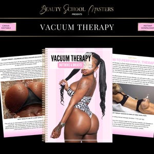 Vacuum Therapy Training Manual, Editable in Canva (PDF eBook)
