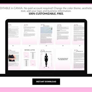 Yesotherapy Training Course, Editable Canva Manual (PDF eBook)