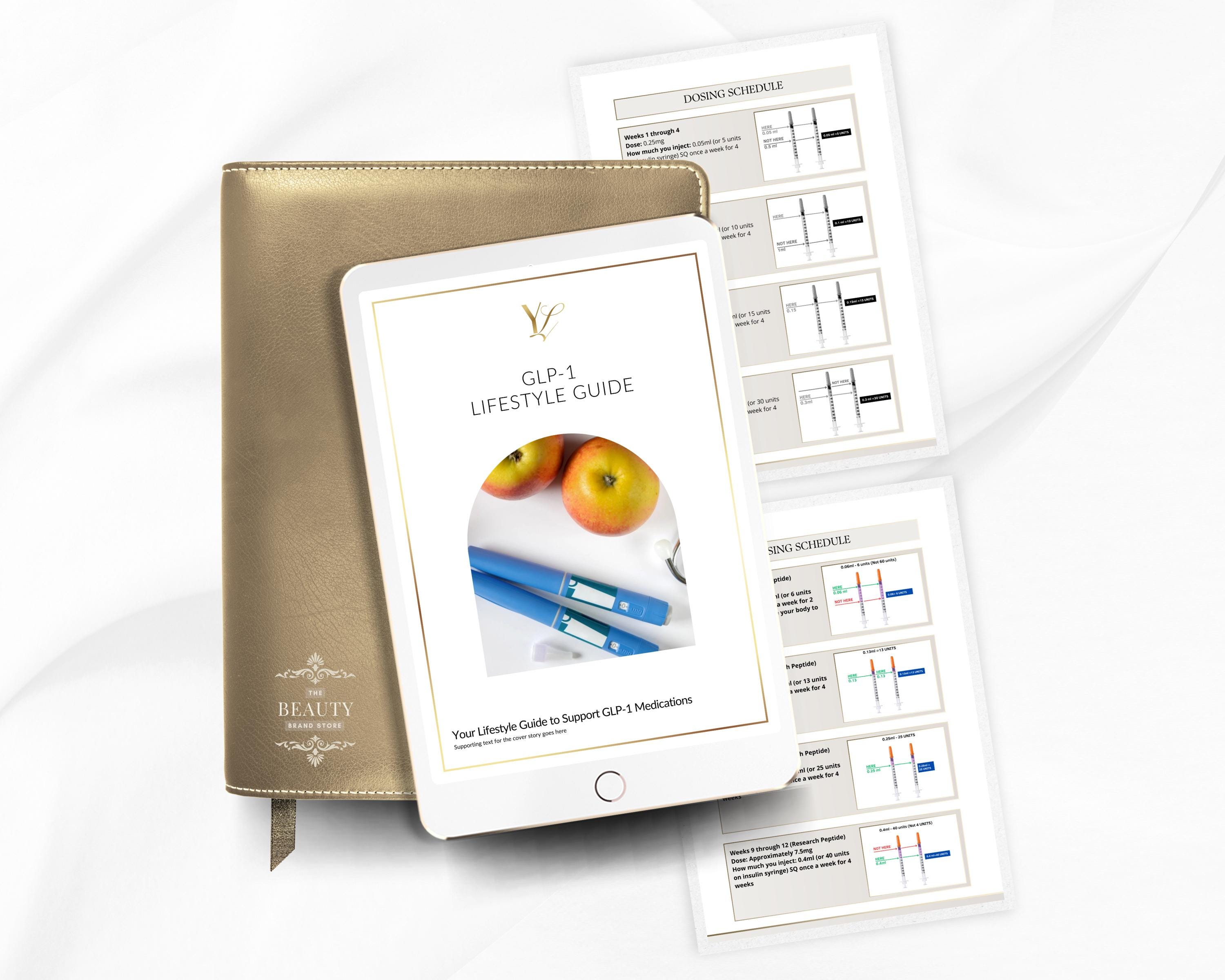 Editable GLP-1 Client Packet, Weight Loss Dosage Guide (canva Template ...