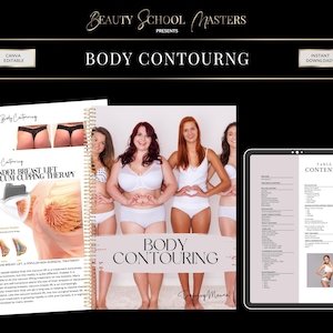 Manuel de formation pour le remodelage du corps, modèle canva modifiable (PDF)