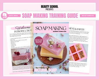 Soap Making Class, Soap Making Training Manual, Soap Making Recipes, Digital PDF Ebook, Soap Maker Guide, Instant Download