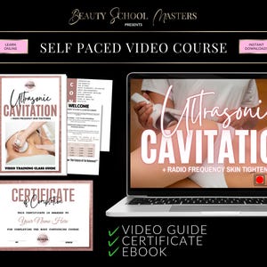 Ultrasonic Cavitation Online Course, Video Training, Certificate (Digital Download)