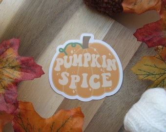 Pumpkin Sticker | Pumpkin Spice Sticker | Fall Sticker | Spooky Season Stickers | Halloween Sticker | Fall Decor | Autumn Sticker