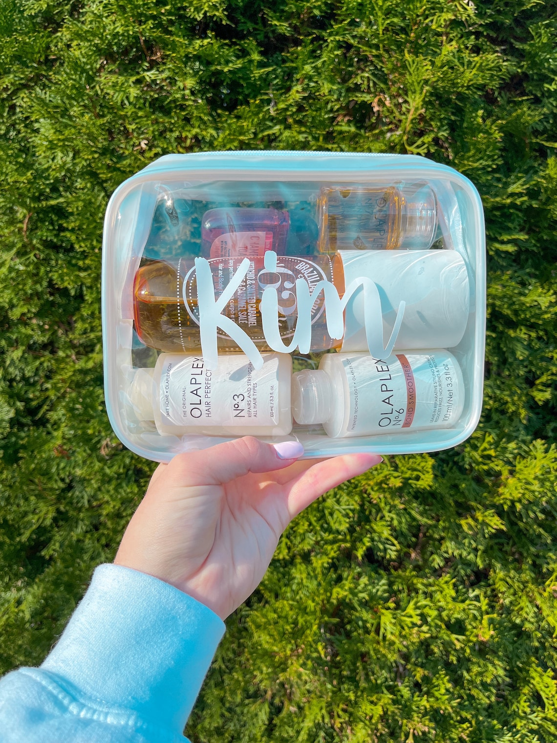 Custom makeup bag personalized bag for travel personalizable cosmetic