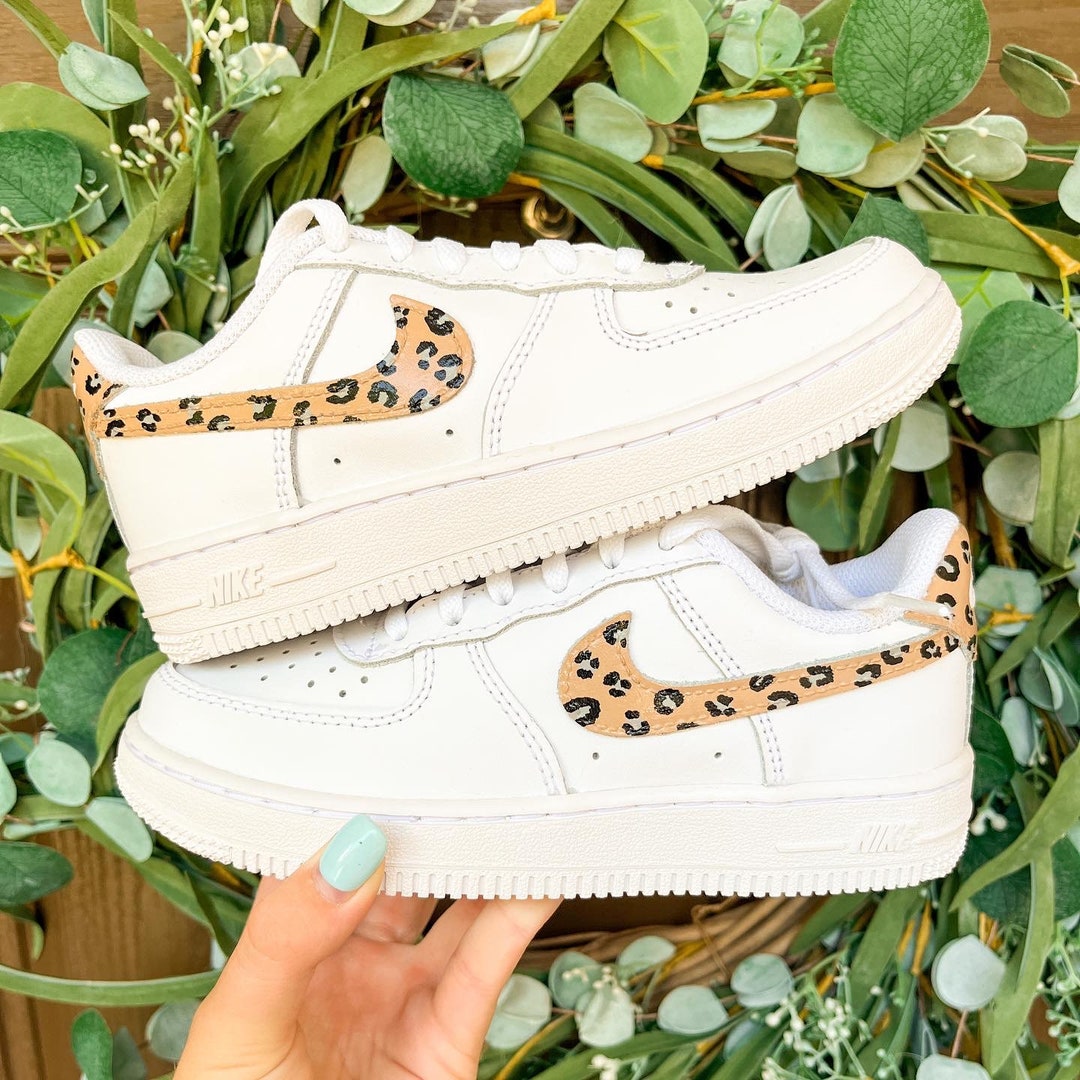 cheetah print air force 1
