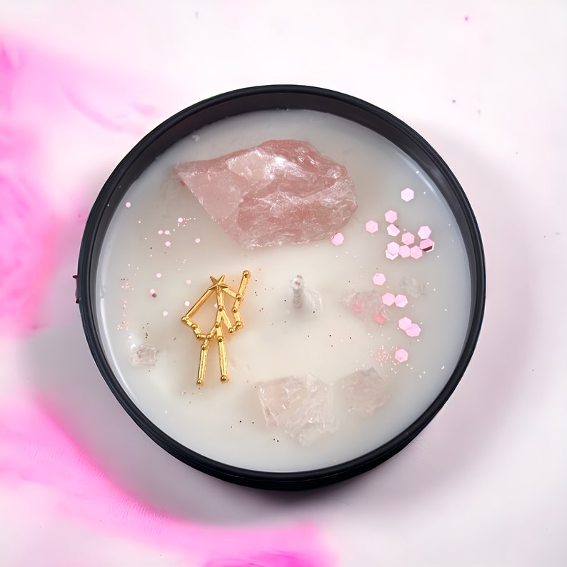 Candle Zodiac Sign Taurus Personalized Scented Candle Birthday Zodiac