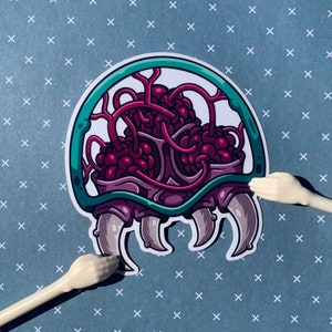 Metroid Vinyl Sticker | Video Game Sticker | Water Bottle Sticker | Laptop Sticker | Waterproof Sticker | Game Sticker |