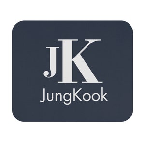 JungKook CK/Golden Inspired Non-Slip Mouse Pad - Navy