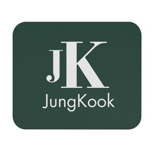 JungKook CK/Golden Inspired Non-Slip Mouse Pad - Green