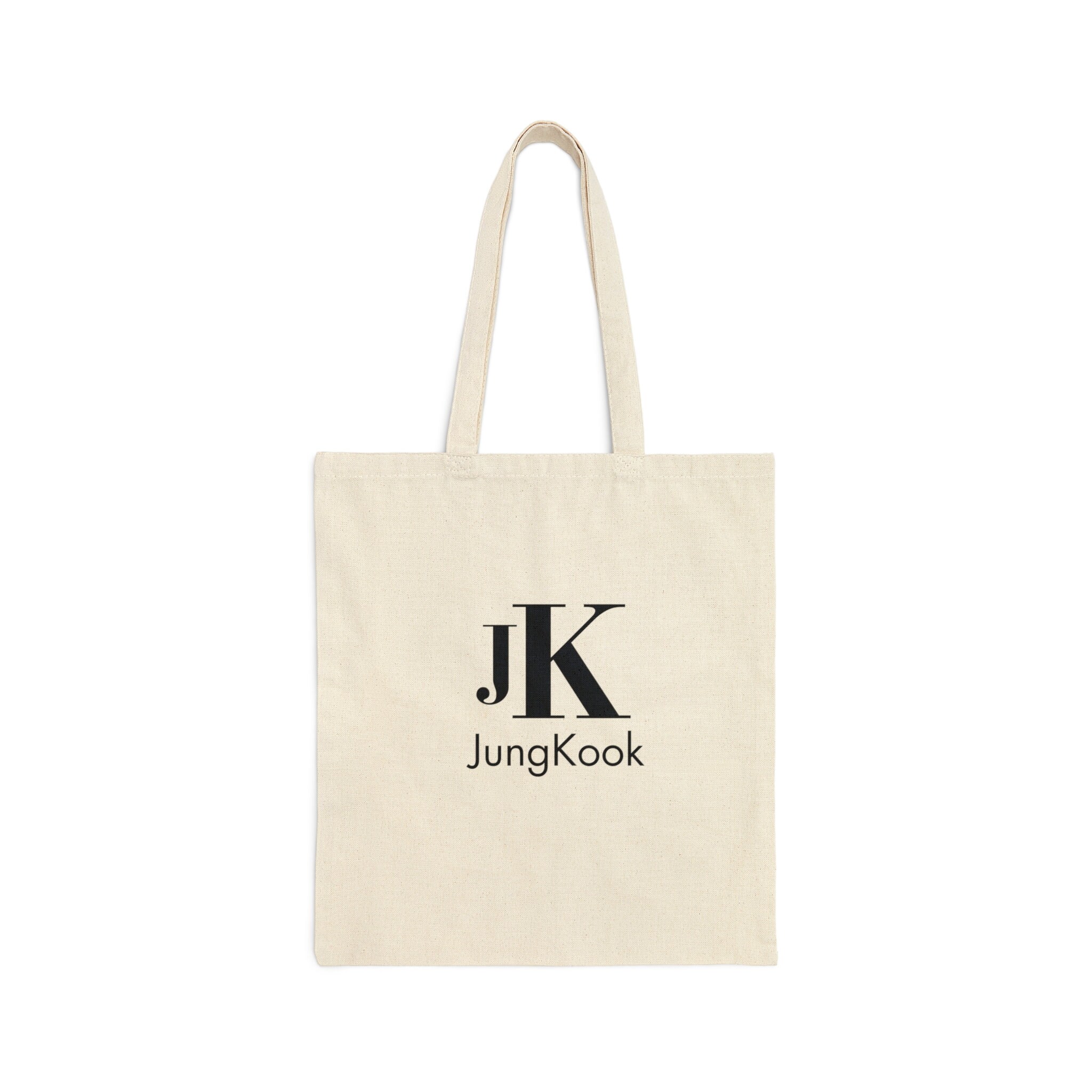 BTS Jungkook CK Themed One-sided Cotton Canvas Tote Bag - Etsy