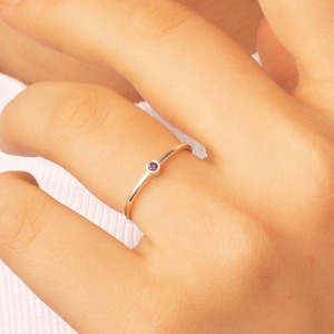 Mothers Birthstone Ring, Family Birthstone Ring for Mom, Birthstone Jewelry, Minimalist Birthstone Rings, Gifts for Mom, Gemstone Ring