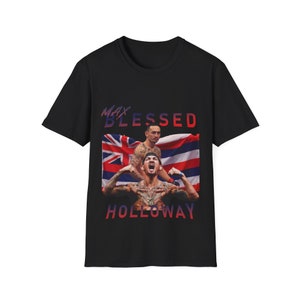 Max Holloway, Camisa de Max Holloway, Mercancía de Max Holloway, Camiseta de Max Holloway, UFC Max Holloway, Max Blessed Holloway