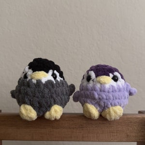 Crochet penguin plushie | handmade penguin stuffed animal | penguin stress toy | crochet animal | crochet penguin toy