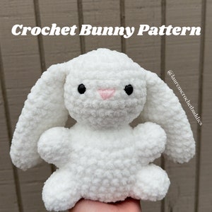 Häkelanleitung Hase PDF | Häkelanleitung Hase NUR | Amigurumi Hase Muster | gehäkelte Plushie Anleitung