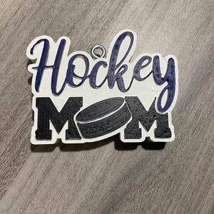 Hockey Mom Freshie | Sports Freshie | Hockey Puck | Car Air Freshener | Mom Gifts | Gifts for Sports Lovers
