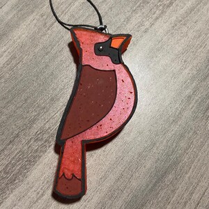 Cardinal Freshie | Car Freshies | Freshy | Car Air Freshener | Gifts for Him | Gifts for Her | Gifts for a Loved One | Birds