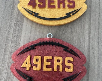 49ers Football Car Freshie | San Francisco Scented Air Freshener