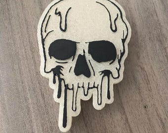 Skull Car Freshie: Spooky Halloween Air Freshener