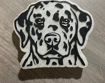Dalmation Car Freshie: Scented Dog Air Freshener