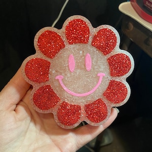 Smiley Flower Freshie | Flower Petals | Freshy | Car Air Freshener | Happy Accessories | Gifts for Her