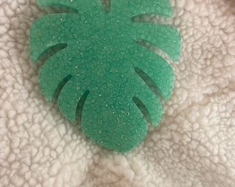 Monstera Leaf Car Air Freshener: Scented Plant Freshie