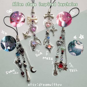Alien Stage- Ivantill, Mizisua, Lukahyuna, Phone Charm/ Keychain