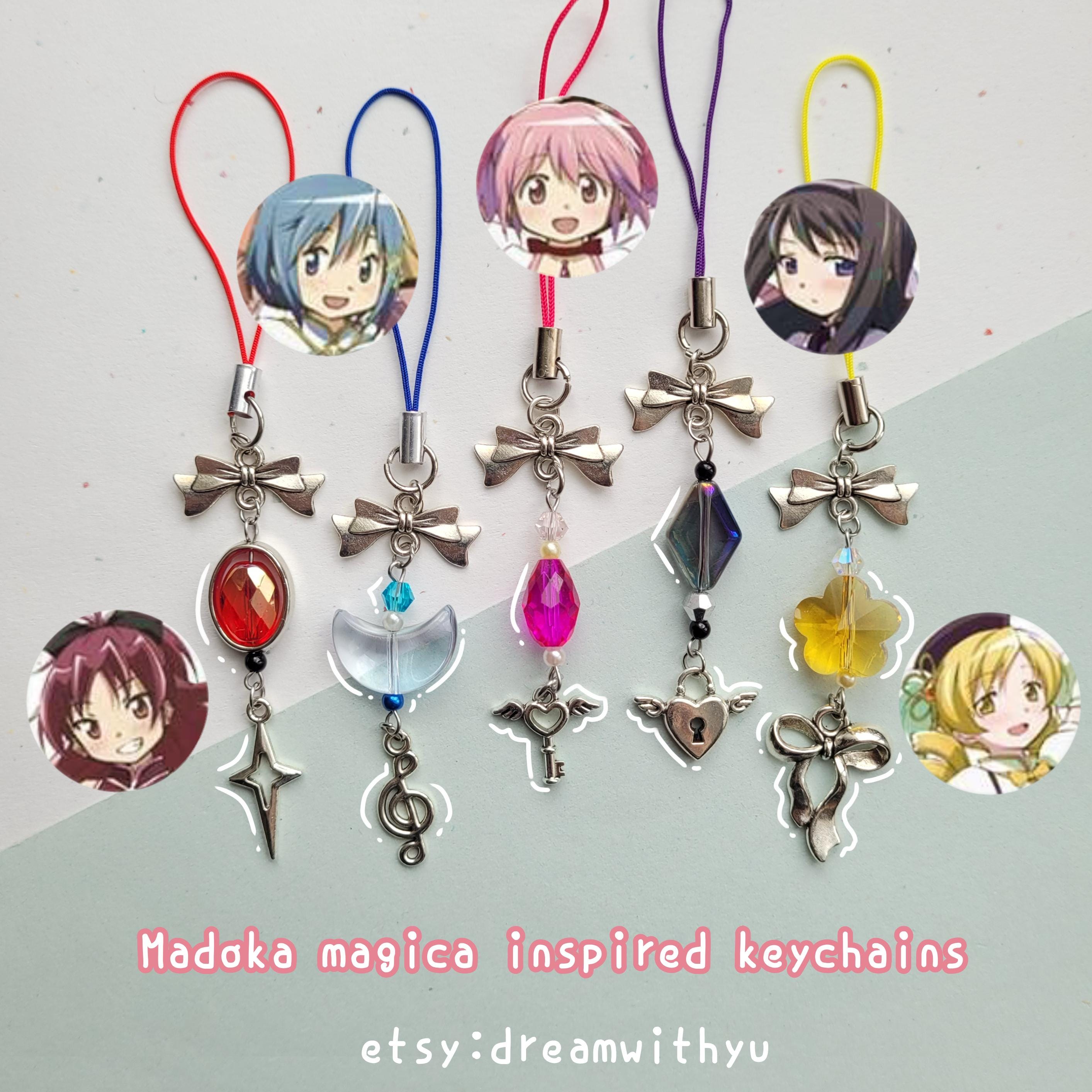 Madoka Phone Charm- Madoka Magica Soul Gem, Inspired Phone