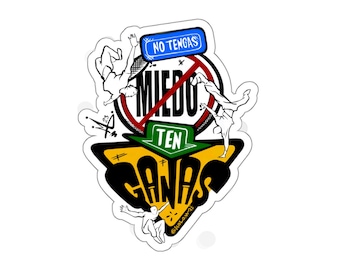 Sticker Parkour. No tengas Miedo ten Ganas.