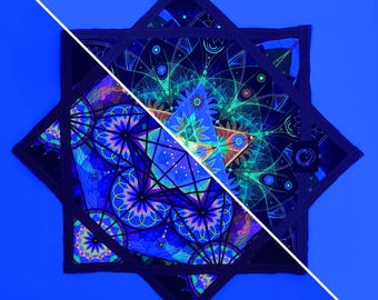 UV Double-side Luminexus FlowStar | Dapo Star | Rave Festival Flow Toy