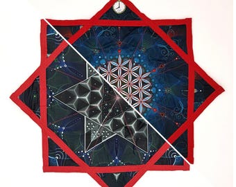 Double-Side Wonderland Clockwork FlowStar | Dapo Star | Rave Festival Flow Toy