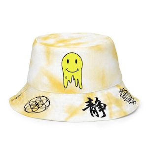Inner Peace Reversible Bucket Hat | Rave Bucket Hat | Festival & Party Hat