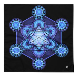 Luminexus Bandana with UPF projection | Rave & Festival Style | Pet Bandana