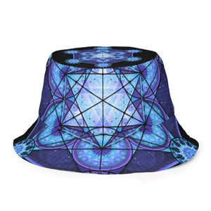 Luminexus Reversible bucket hat | Rave Bucket Hat | Festival & Party Hat | Streetwear Fashion Hat | Beach Bucket Hat
