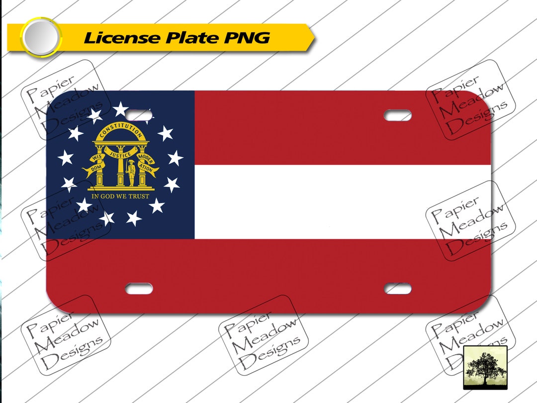 License Plate PNG File Sublimation Design. American Etsy